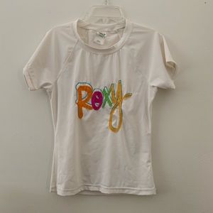 White Roxy Girl’s Rashguard